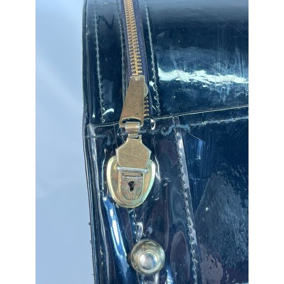 Vintage BIack Round Judy Lee Jewels Case for Jewelry /Storage/ Display Hat Box - Picture 7 of 9